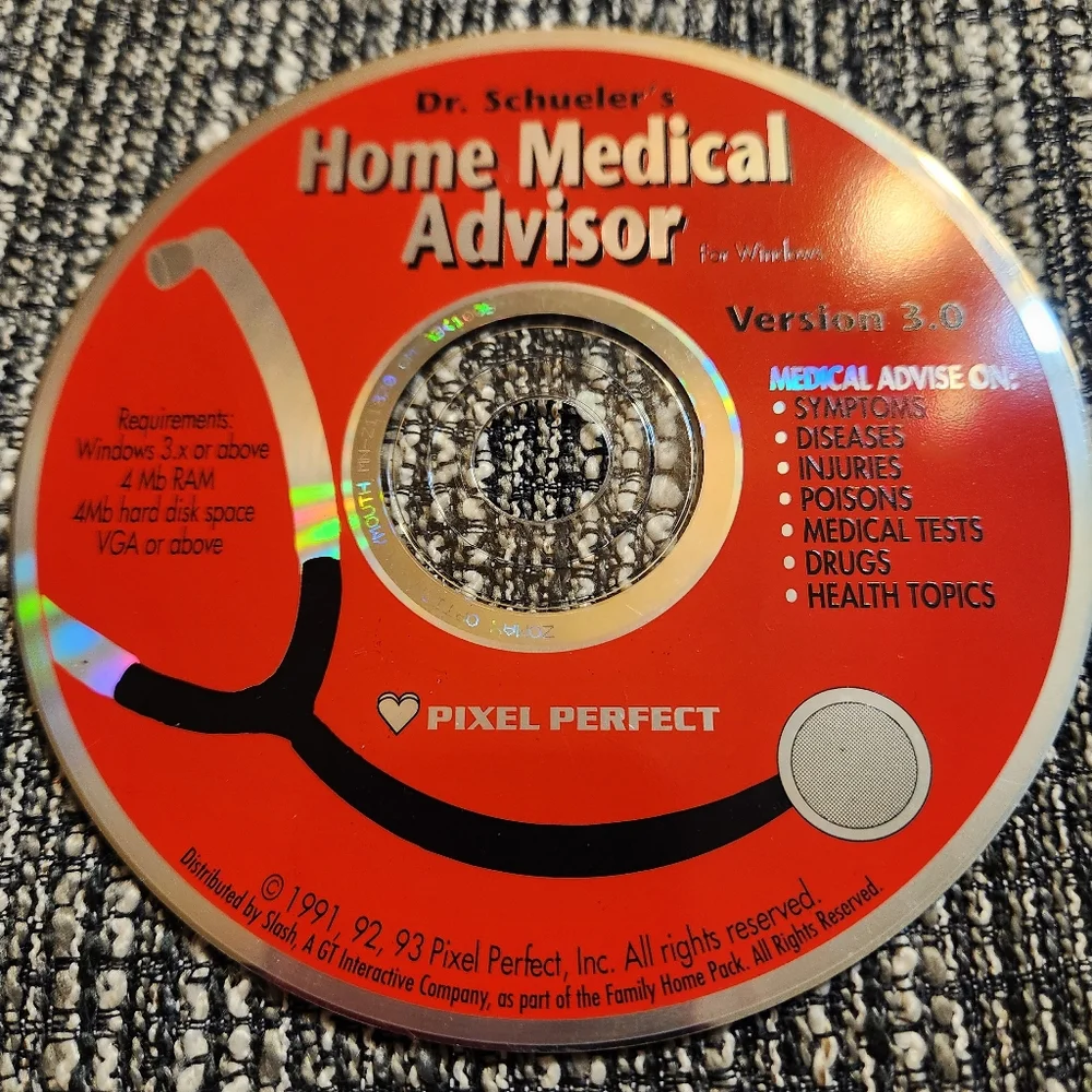 Dr. Schueler's Home Medical Advisor CD PC